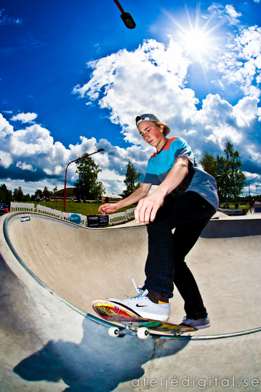 Stor skateboard tävling Actionparken Tibro