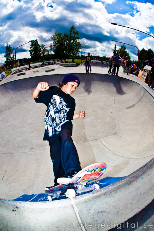 Stor skateboard tävling Actionparken Tibro
