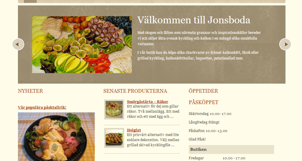 Jonsboda Gård - gårdsbutik catering
