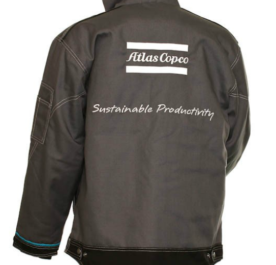 Jacka Atlas Copco | Roterande Produktfoto 360